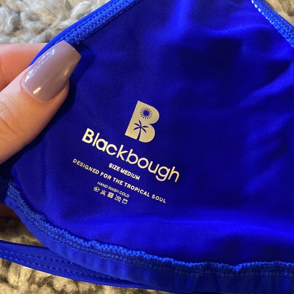 Blackbough Blue Strappy Bikini Set NWOT - Picture 5 of 6